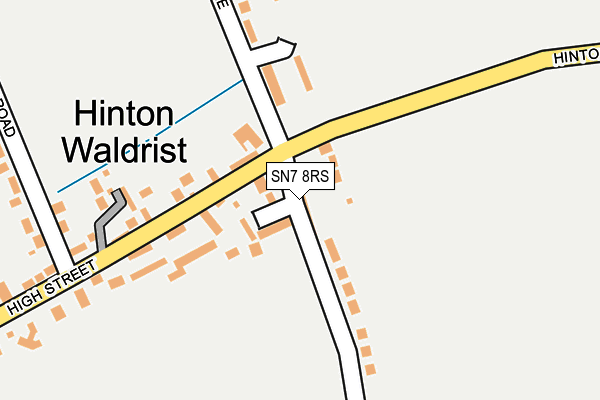 SN7 8RS map - OS OpenMap – Local (Ordnance Survey)