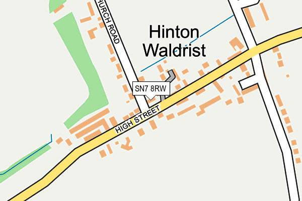 SN7 8RW map - OS OpenMap – Local (Ordnance Survey)
