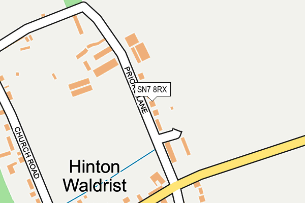 SN7 8RX map - OS OpenMap – Local (Ordnance Survey)