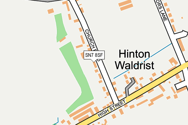 SN7 8SF map - OS OpenMap – Local (Ordnance Survey)