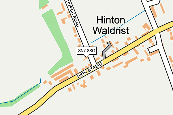 SN7 8SG map - OS OpenMap – Local (Ordnance Survey)
