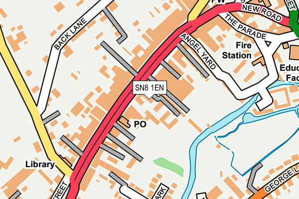 SN8 1EN map - OS OpenMap – Local (Ordnance Survey)