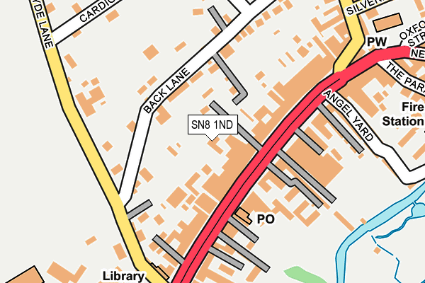 SN8 1ND map - OS OpenMap – Local (Ordnance Survey)