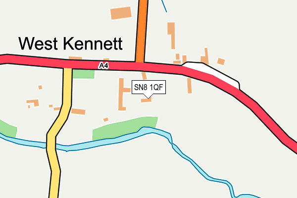 SN8 1QF map - OS OpenMap – Local (Ordnance Survey)