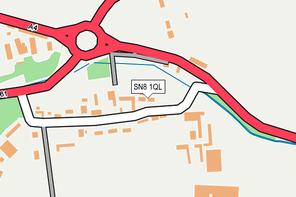 SN8 1QL map - OS OpenMap – Local (Ordnance Survey)