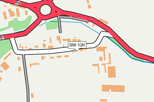 SN8 1QN map - OS OpenMap – Local (Ordnance Survey)