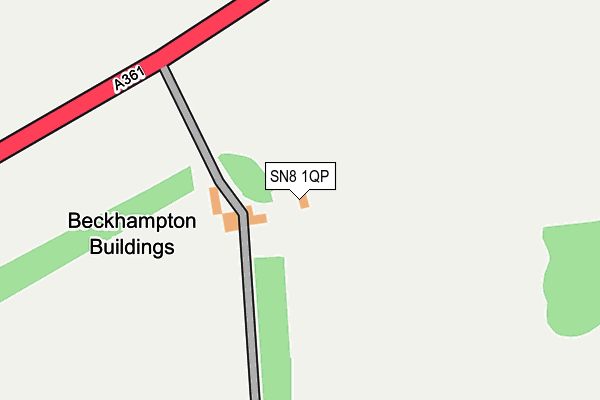 SN8 1QP map - OS OpenMap – Local (Ordnance Survey)