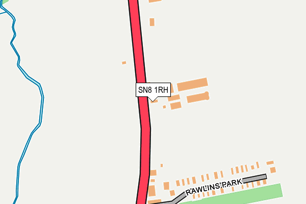 SN8 1RH map - OS OpenMap – Local (Ordnance Survey)