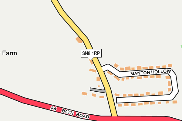 SN8 1RP map - OS OpenMap – Local (Ordnance Survey)