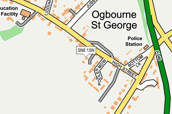 SN8 1SN map - OS OpenMap – Local (Ordnance Survey)