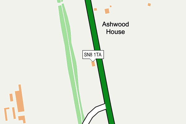 SN8 1TA map - OS OpenMap – Local (Ordnance Survey)