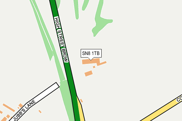 SN8 1TB map - OS OpenMap – Local (Ordnance Survey)