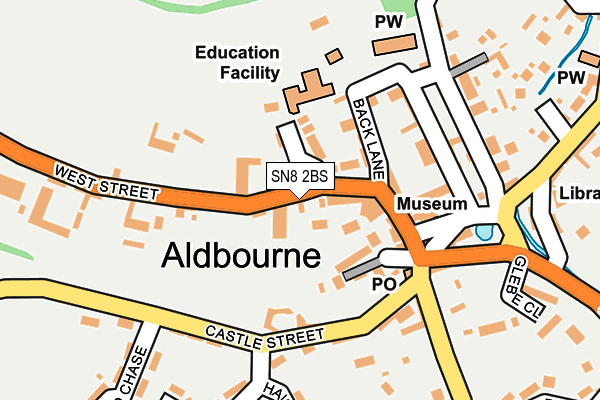 Map of WEST STREET MOTORS (ALDBOURNE) LIMITED at local scale