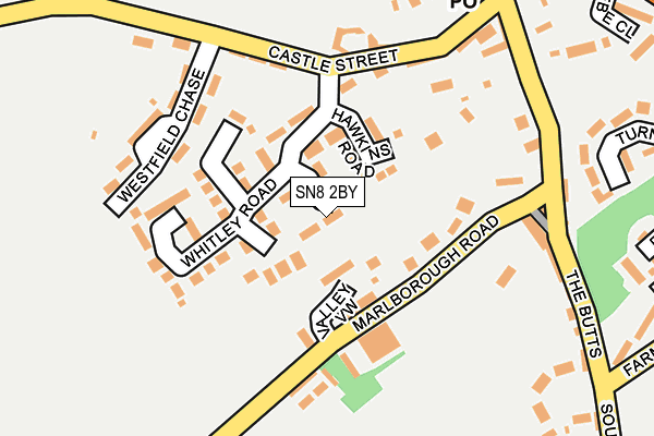 SN8 2BY map - OS OpenMap – Local (Ordnance Survey)