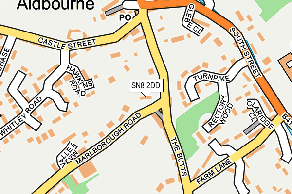 Map of STUART HALL CYCLING LIMITED at local scale