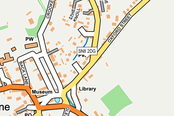 SN8 2DG map - OS OpenMap – Local (Ordnance Survey)