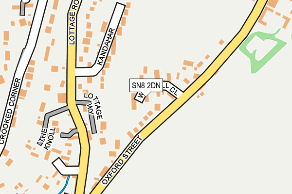 SN8 2DN map - OS OpenMap – Local (Ordnance Survey)