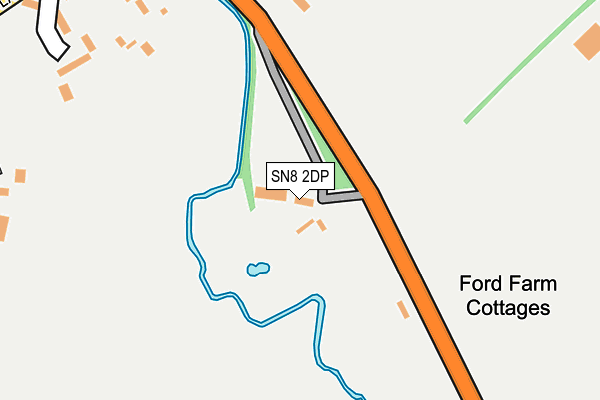 SN8 2DP map - OS OpenMap – Local (Ordnance Survey)