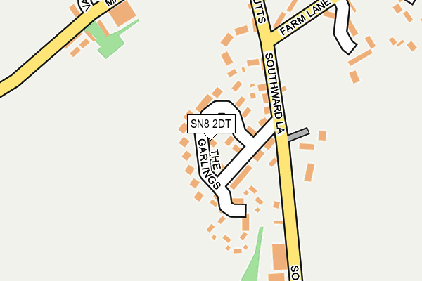 SN8 2DT map - OS OpenMap – Local (Ordnance Survey)