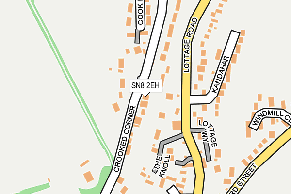 SN8 2EH map - OS OpenMap – Local (Ordnance Survey)