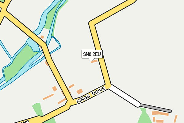 SN8 2EU map - OS OpenMap – Local (Ordnance Survey)