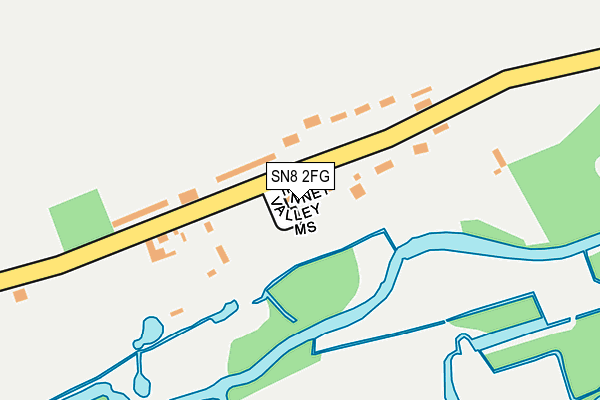 SN8 2FG map - OS OpenMap – Local (Ordnance Survey)