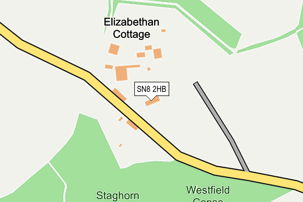 SN8 2HB map - OS OpenMap – Local (Ordnance Survey)