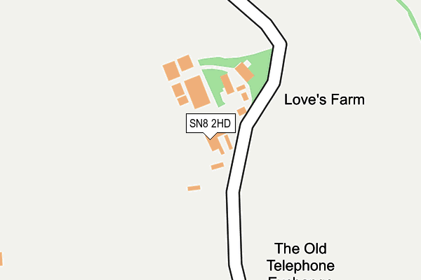 SN8 2HD map - OS OpenMap – Local (Ordnance Survey)