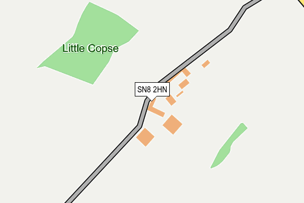 SN8 2HN map - OS OpenMap – Local (Ordnance Survey)