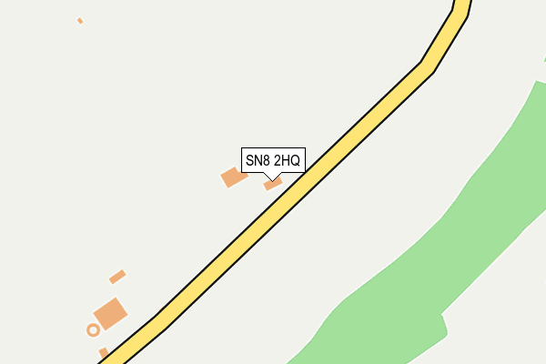 SN8 2HQ map - OS OpenMap – Local (Ordnance Survey)