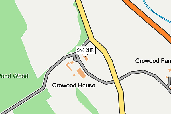 SN8 2HR map - OS OpenMap – Local (Ordnance Survey)