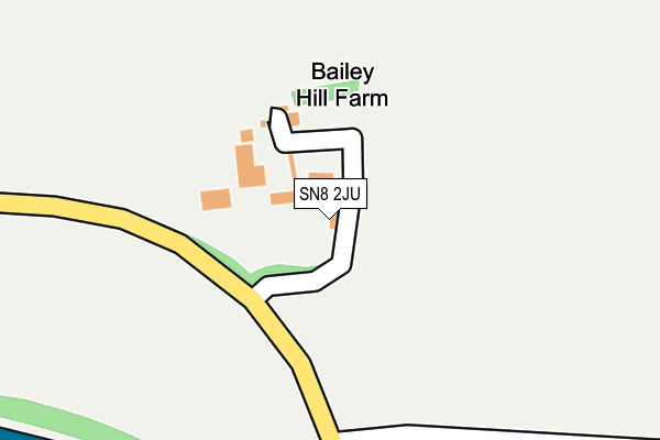 SN8 2JU map - OS OpenMap – Local (Ordnance Survey)