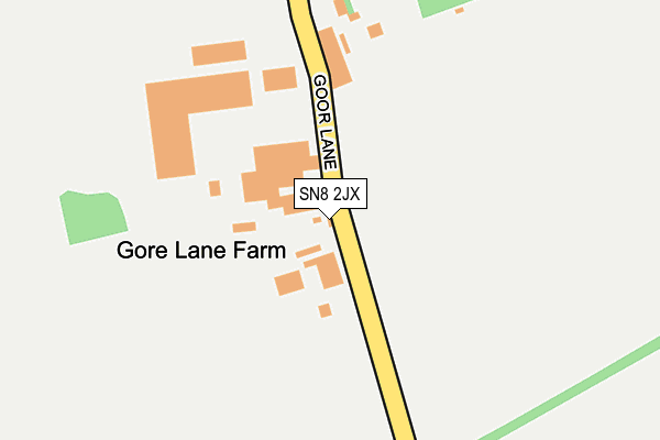 SN8 2JX map - OS OpenMap – Local (Ordnance Survey)