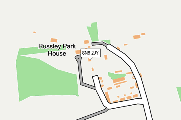 SN8 2JY map - OS OpenMap – Local (Ordnance Survey)