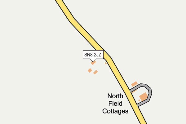 SN8 2JZ map - OS OpenMap – Local (Ordnance Survey)