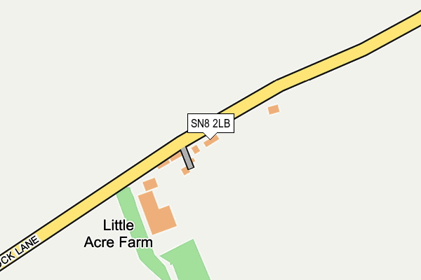 SN8 2LB map - OS OpenMap – Local (Ordnance Survey)