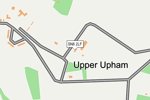 SN8 2LF map - OS OpenMap – Local (Ordnance Survey)