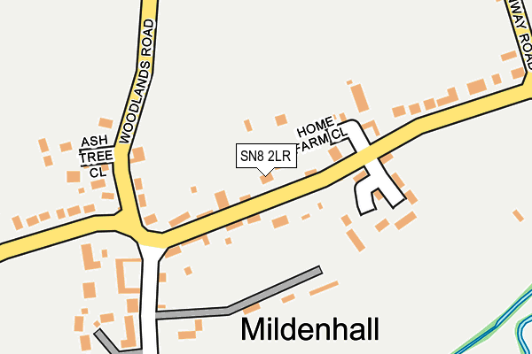 SN8 2LR map - OS OpenMap – Local (Ordnance Survey)