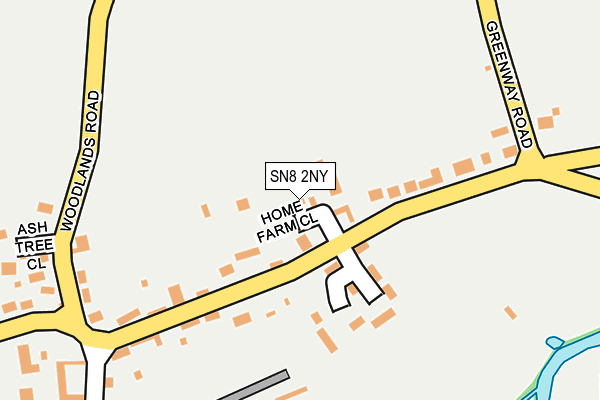 SN8 2NY map - OS OpenMap – Local (Ordnance Survey)