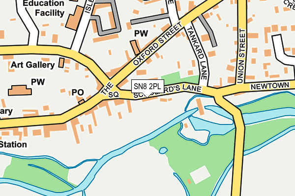 SN8 2PL map - OS OpenMap – Local (Ordnance Survey)