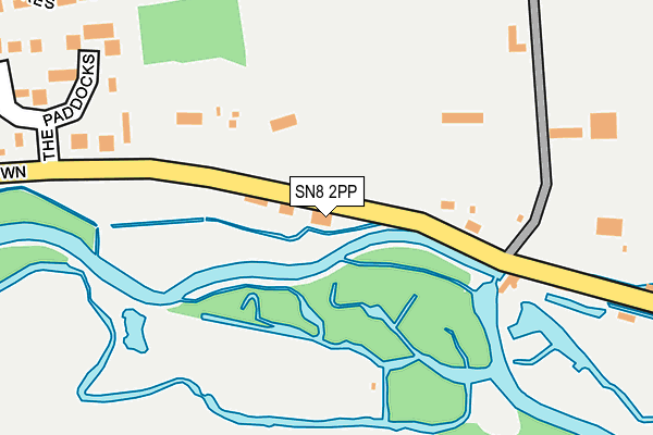 SN8 2PP map - OS OpenMap – Local (Ordnance Survey)