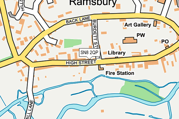 SN8 2QP map - OS OpenMap – Local (Ordnance Survey)