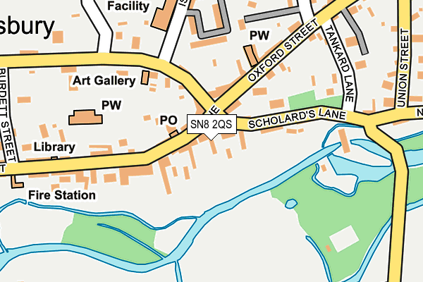 SN8 2QS map - OS OpenMap – Local (Ordnance Survey)