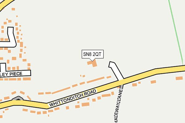 SN8 2QT map - OS OpenMap – Local (Ordnance Survey)