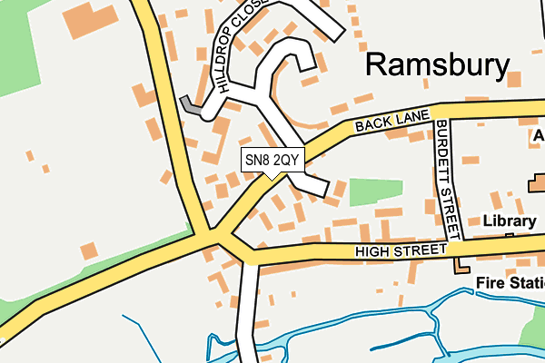 SN8 2QY map - OS OpenMap – Local (Ordnance Survey)