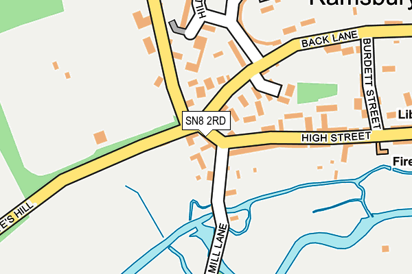 SN8 2RD map - OS OpenMap – Local (Ordnance Survey)