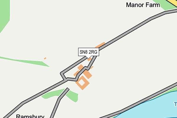 SN8 2RG map - OS OpenMap – Local (Ordnance Survey)