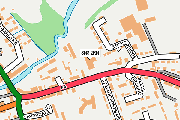 SN8 2RN map - OS OpenMap – Local (Ordnance Survey)