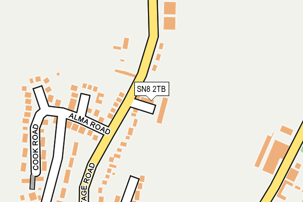 SN8 2TB map - OS OpenMap – Local (Ordnance Survey)