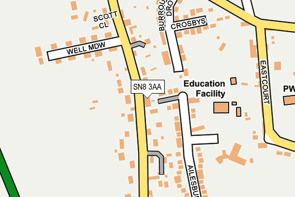 Map of EASTCOURT ADVISORY LIMITED at local scale